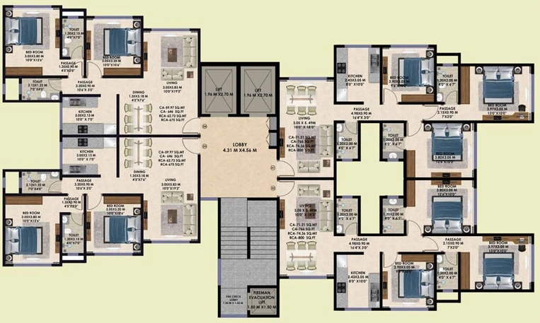 Floor Plan of Vipul Devtaa Pratham in Goregaon West, Mumbai - Image 134221