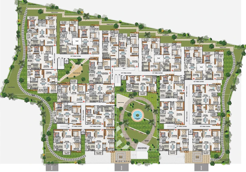 Master Plan of Pavani Ishta in Marathahalli, Bangalore - Image 134270