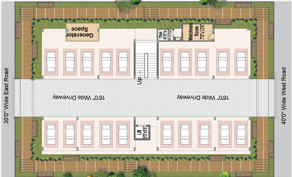 Master Plan of Hallmark The Crest in Manikonda, Hyderabad - Image 134262