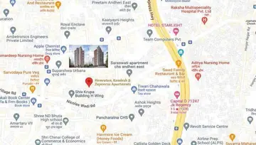 Location of Nicco Hem Ratan Apartments - Image 134281
