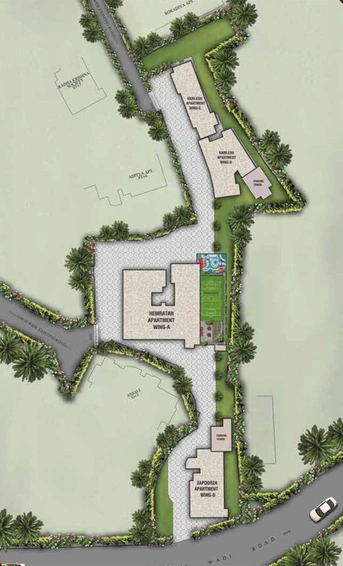 Master Plan of Nicco Hem Ratan Apartments in Andheri East, Mumbai - Image 134284