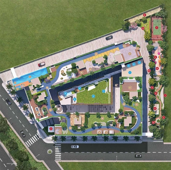 Master Plan of Sheth Codename Younique in Sion East, Mumbai - Image 134326