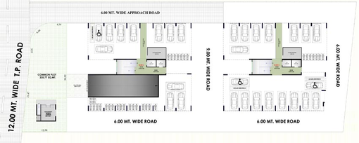 Master Plan of Shreepad Balaji Residency in Nikol, Ahmedabad - Image 93418