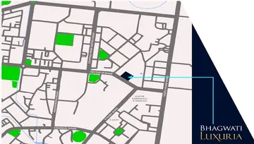 Location of Bhagwati Luxuria - Image 134351