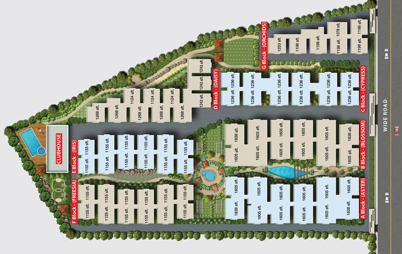 Master Plan of Hariharas Sri Sai Anandamai in Uppal, Hyderabad - Image 134458