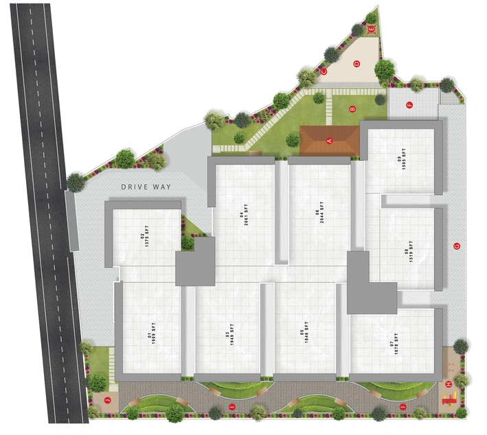 Master Plan of Jade One in Kompally, Hyderabad - Image 134489