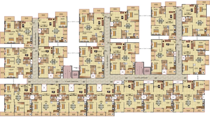 Floor Plan of Vasudha Springs in Belathur, Bangalore - Image 134609
