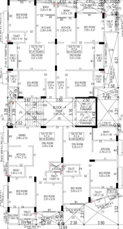 Floor Plan of JP Dev Manek Residency in Vatva, Ahmedabad - Image 94722