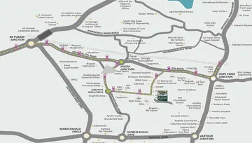 Location of Vaishno Serene - Image 134618