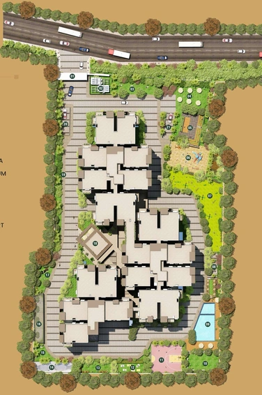 Master Plan of Vaishno Serene in Krishnarajapuram, Bangalore - Image 134620