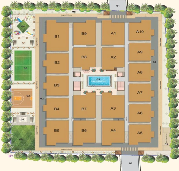 Master Plan of Vaishno Silver Bells in Varthur, Bangalore - Image 134663