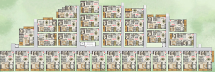 Floor Plan of Jai Royal Park in Krishnarajapuram, Bangalore - Image 134700