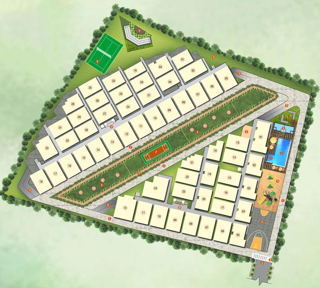 Master Plan of Jai Royal Park in Krishnarajapuram, Bangalore - Image 134701