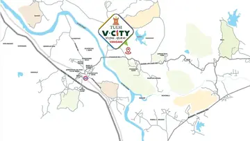 Location of Raj Tulsi V City - Image 168660