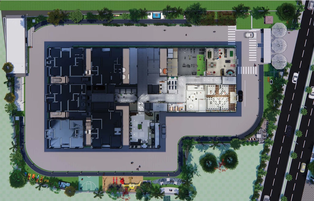 Master Plan of DNB Jumeirah Towers in Mokila, Hyderabad - Image 134708