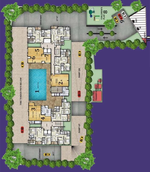 Master Plan of Vajram Elina in Thanisandra, Bangalore - Image 134770