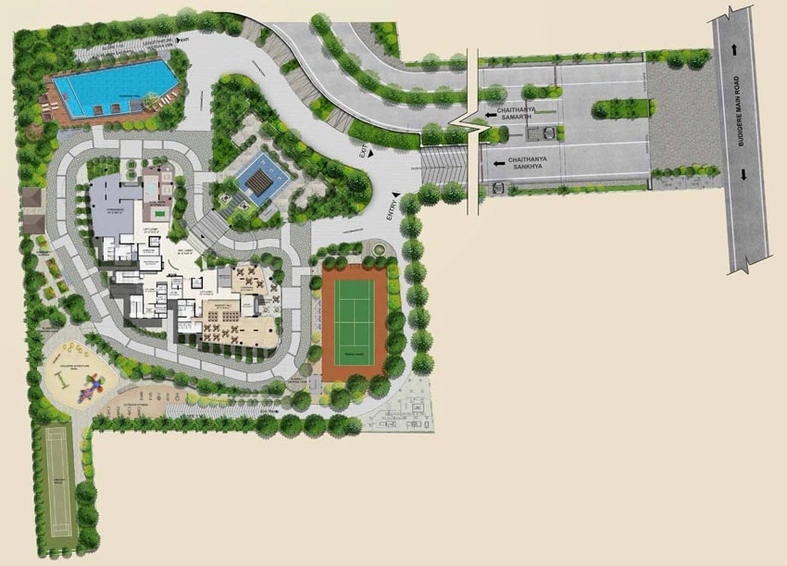Master Plan of Chaithanya Sankhya in Bidarahalli, Bangalore - Image 134834
