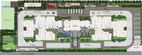 Master Plan of Vajram Newtown 2 in Thanisandra, Bangalore - Image 134847