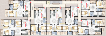 Floor Plan of Sowmya Sankalp in Krishnarajapuram, Bangalore - Image 134872