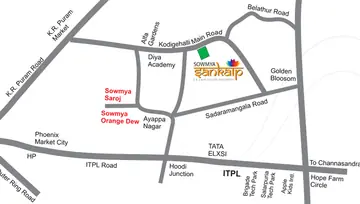 Location of Sowmya Sankalp - Image 134871