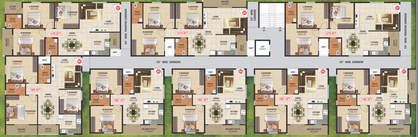 Floor Plan of Sapthagiri Brundhavanam in KR Puram, Bangalore - Image 134972