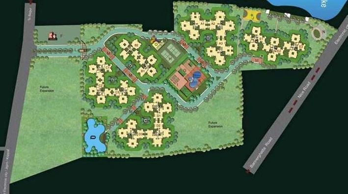 Master Plan of SNN Raj Serenity in Begur, Bangalore - Image 135046