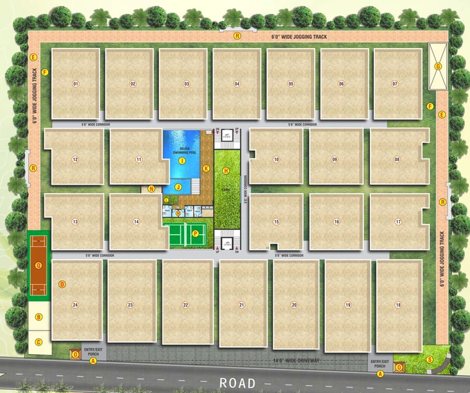 Master Plan of DB Lakven Gardenia in KR Puram, Bangalore - Image 135075
