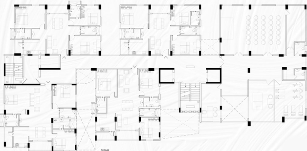 Floor Plan of Manjeera Casa in Gachibowli, Hyderabad - Image 135123