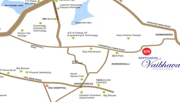 Location of Sapthagiri Vaibhava - Image 135148