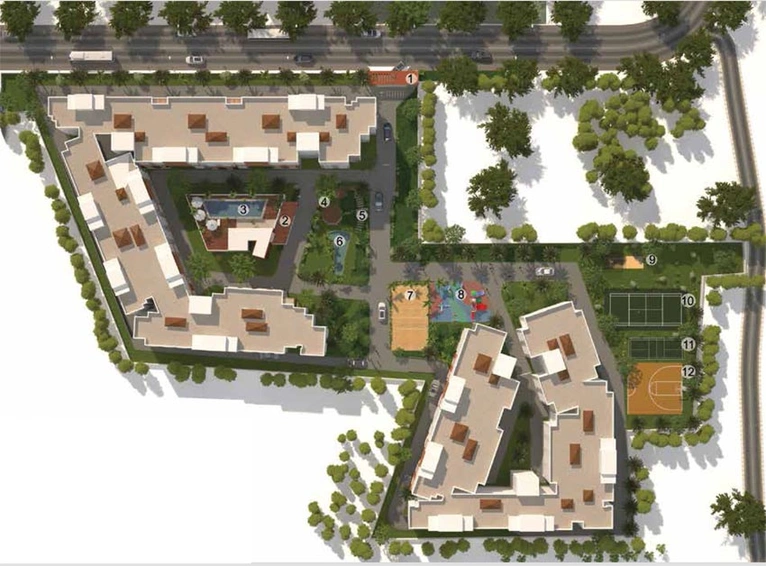 Master Plan of LGCL Happy Days in Hennur Road, Bangalore - Image 135152