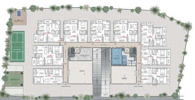 Master Plan of LNS Prominent East Winds in KR Puram, Bangalore - Image 135192