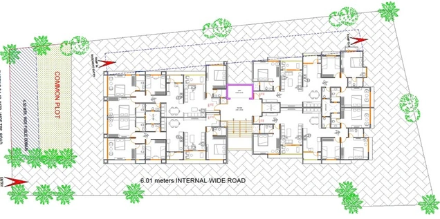 Master Plan of Excel Nirvana Arise in Navrangpura, Ahmedabad - Image 93381
