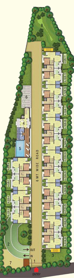 Master Plan of LGCL One Street in Hennur Road, Bangalore - Image 135243