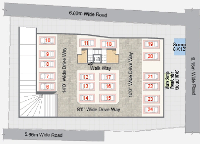 Master Plan of SVS Tiara in Krishnarajapuram, Bangalore - Image 135223