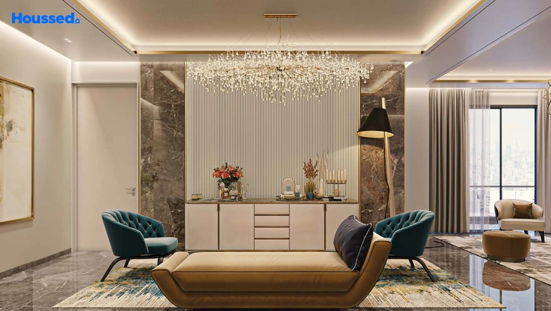 Sample Apartment of Meenakshi Elysia in Abids, Hyderabad - Image 135281