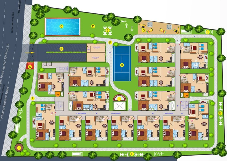Master Plan of Sri Tirumala Silver Springs in Krishnarajapuram, Bangalore - Image 135834