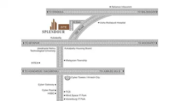 Location of Modi Splendour - Image 135334