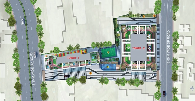 Master Plan of Gauri Codename Mumbai Million in Malad West, Mumbai - Image 94328