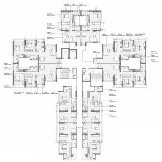 Floor Plan of Godrej Vihaa Sky Garden in Badlapur East, Thane - Image 168678