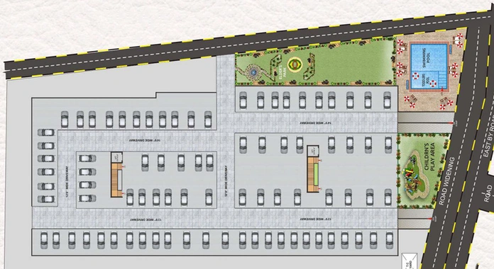 Master Plan of V6 Enclave in Subramanyapura, Bangalore - Image 135451