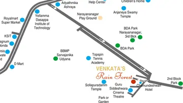 Location of Venkata Rain Forest - Image 135492