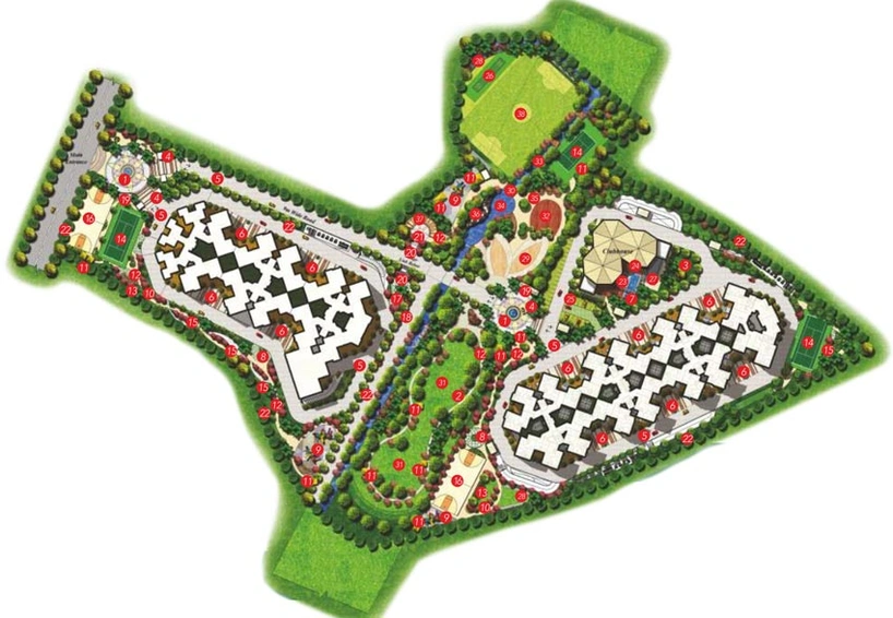 Master Plan of Bren Imperia in Haralur, Bangalore - Image 135531