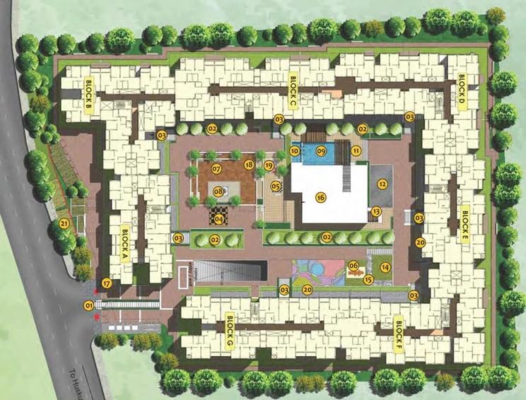 Master Plan of Bren Woods in Electronic City, Bangalore - Image 135597