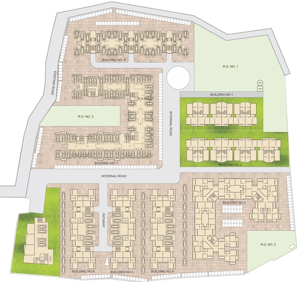 Master Plan of Thim Sai Baba Residency in Naigaon West, Palghar - Image 16939