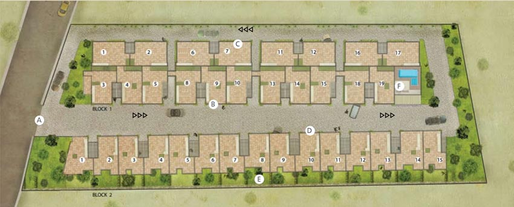 Master Plan of Woodshire Emerson Park in Whitefield, Bangalore - Image 135677