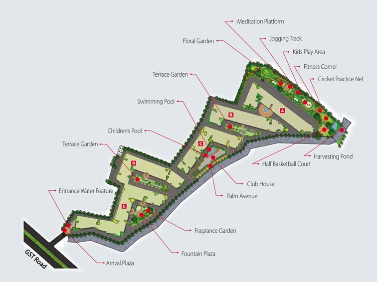 Master Plan of Featherlite Vaikuntam in Guduvancheri, Chennai - Image 135695