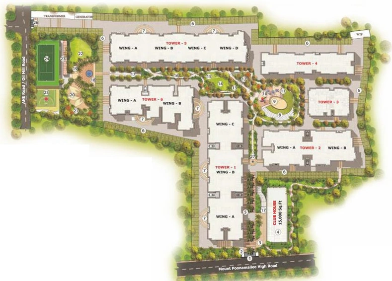 Master Plan of Prince Highlands in Iyyappanthangal, Chennai - Image 135736