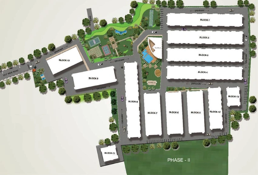 Master Plan of Jains Pebble Brook in Thoraipakkam, Chennai - Image 135742