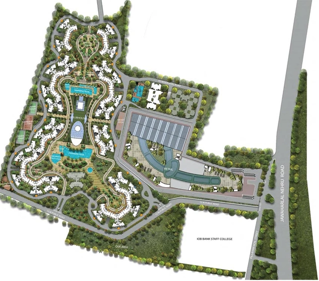 Master Plan of Ozone The Metrozone in Anna Nagar, Chennai - Image 135765