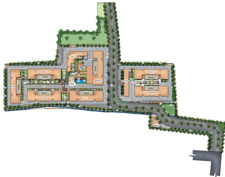 Master Plan of Navins Starwood Towers in Medavakkam, Chennai - Image 135780